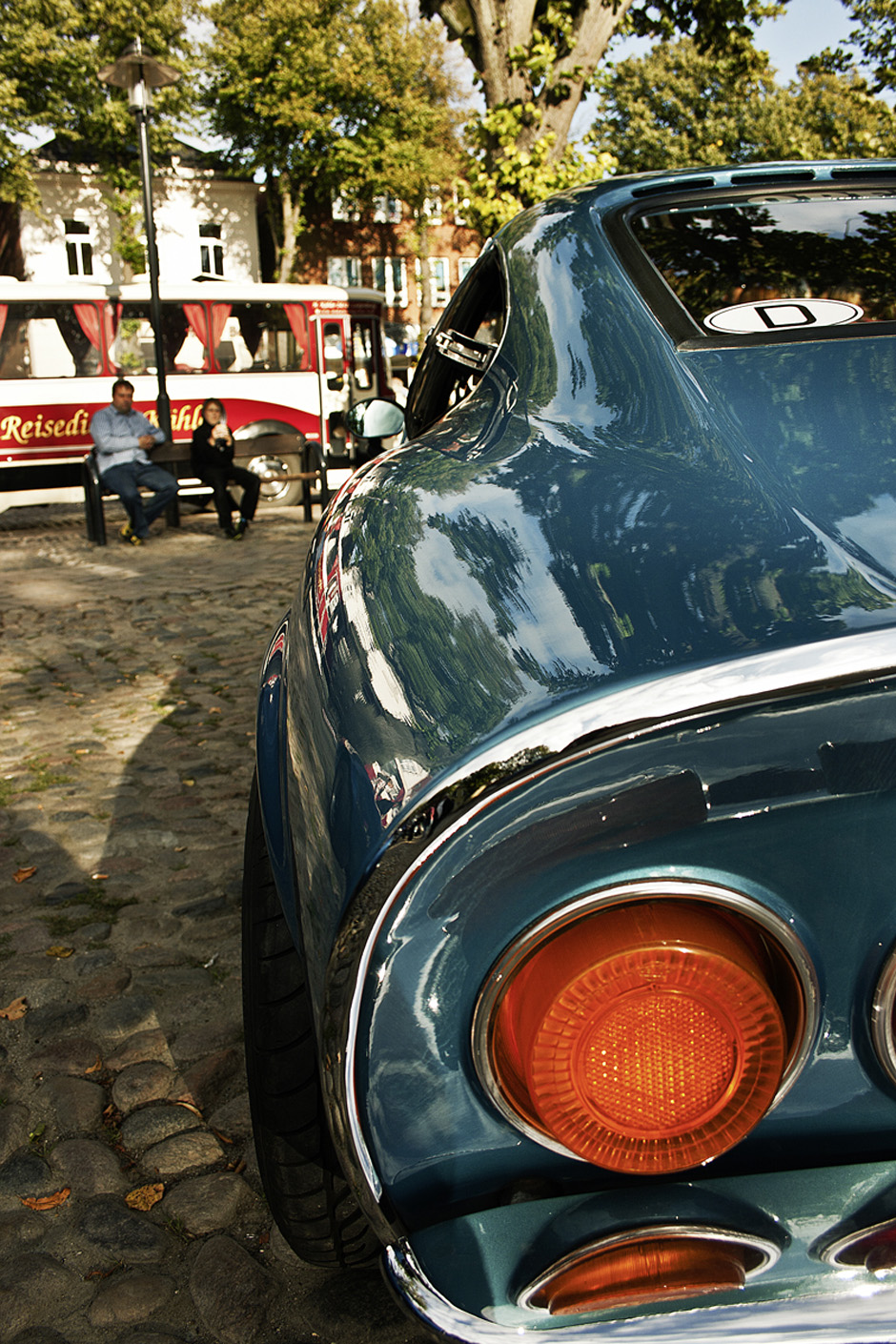 Opel GT von hinten