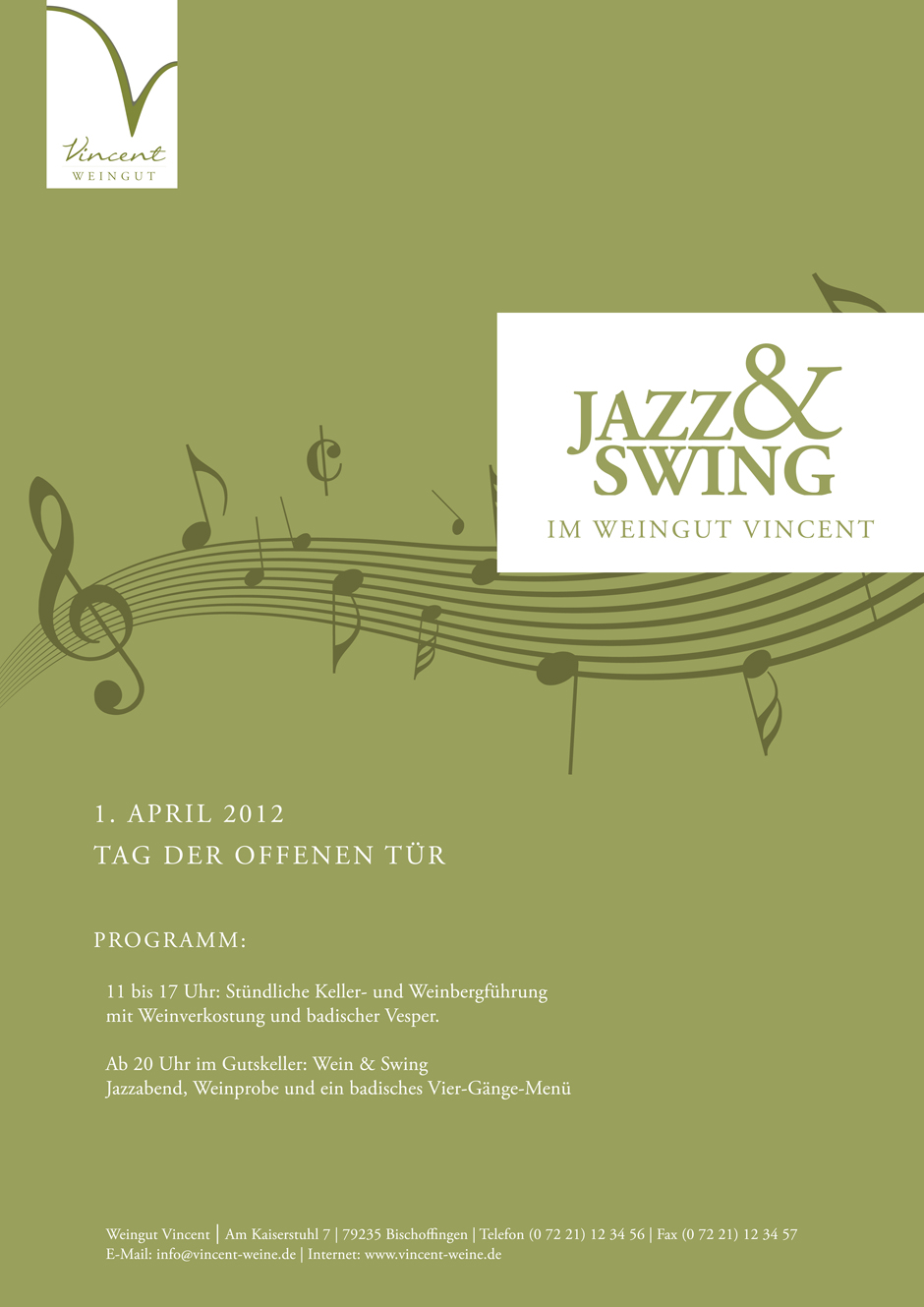 Eventplakat Jazz&Swing