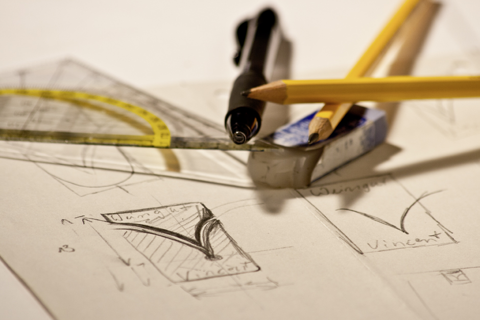 Scribbles mit Goldenem Schnitt